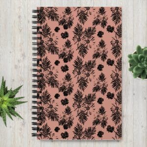 Cosmos floral notebook